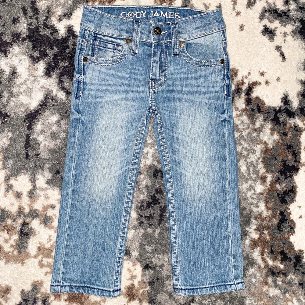 Cody James Toddler 3T Flint Light Wash Stretch Slim Straight Jeans